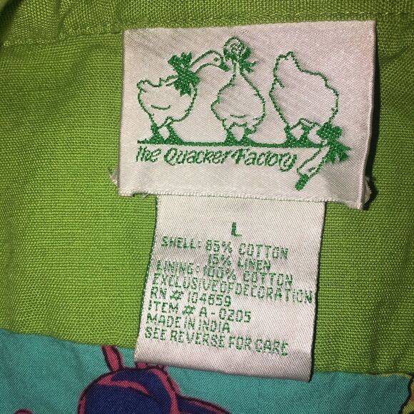 Quaker Factory lined blazer size Large nautical - Picture 8 of 8